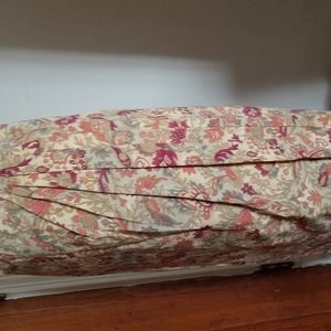 VINTAGE CLASSIC Wool CHALLIS Side  Gathered True Wrap Maxi Skirt Talbot's